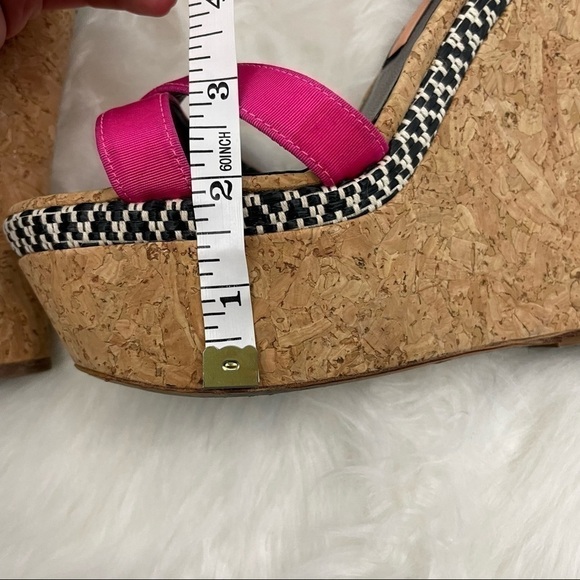 RUPERT Sanderson Nissa Peep Toe Wedge EU Size 36/ US Size 6 - Picture 12 of 12